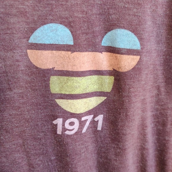 Walt Disney World Women's M Sweatshirt Hoodie Long Sleeve burnt purple - Picture 3 of 7